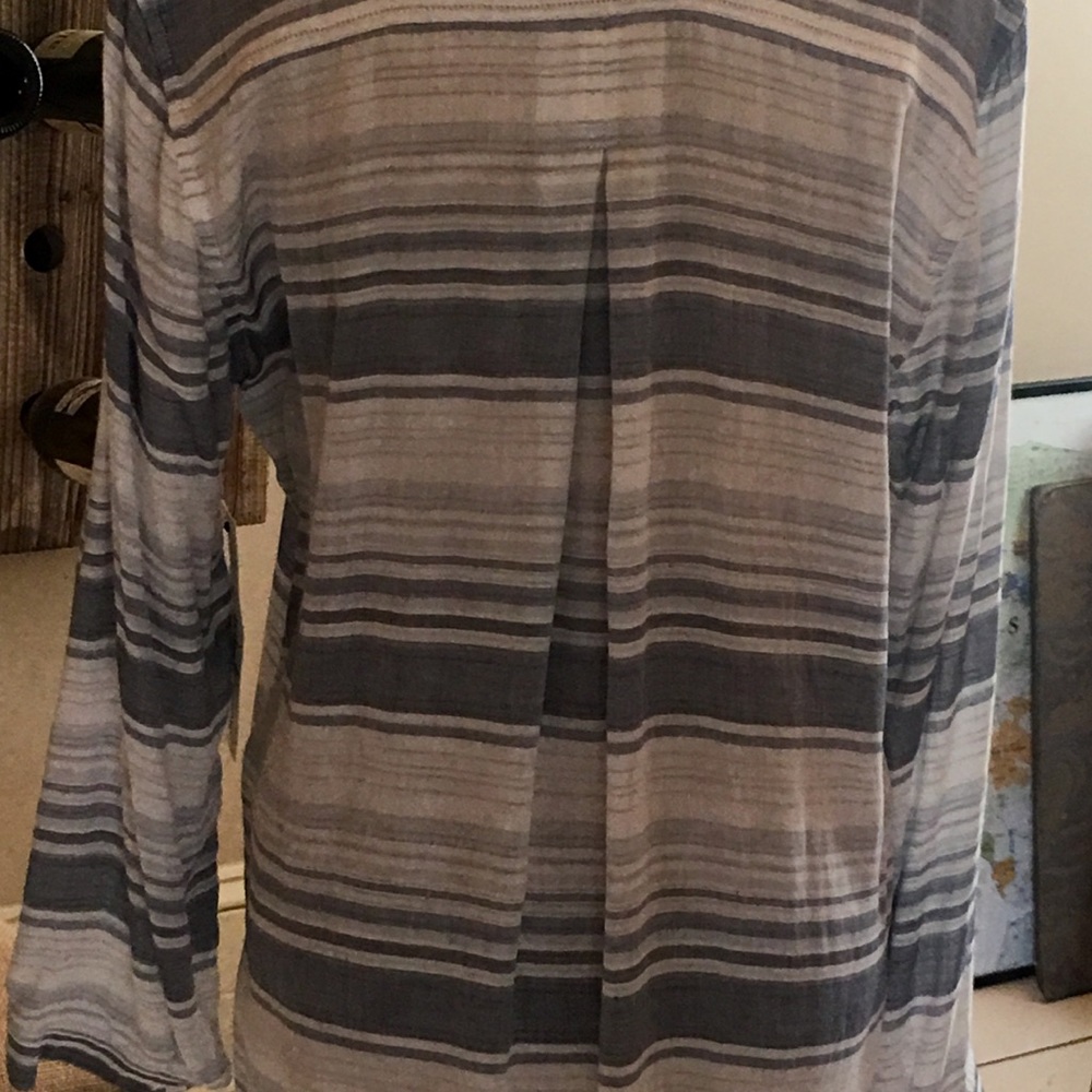 Tribal Eclipse Striped Shirt